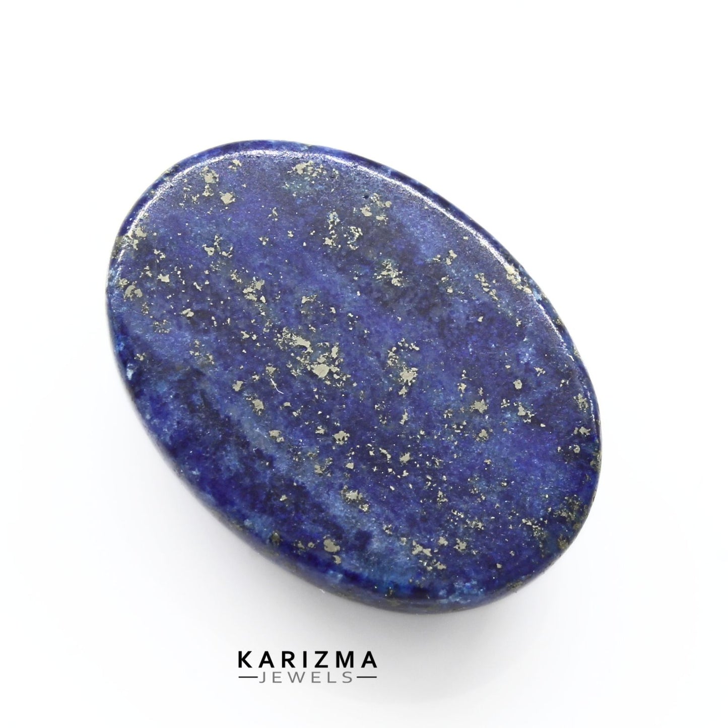 12.3Ct Natural Blue Untreated Lapis Lazuli Oval Cabochon Gemstone