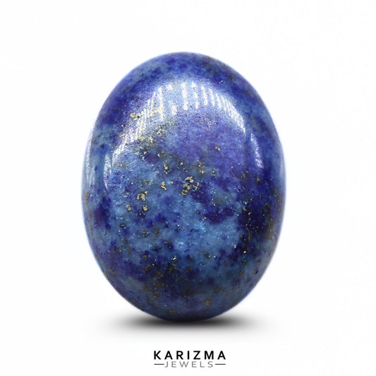 11.8Ct Natural Blue Untreated Lapis Lazuli Oval Cabochon Gemstone