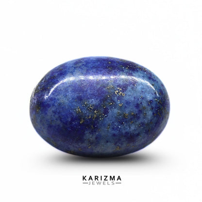 11.8Ct Natural Blue Untreated Lapis Lazuli Oval Cabochon Gemstone