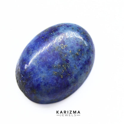 11.8Ct Natural Blue Untreated Lapis Lazuli Oval Cabochon Gemstone