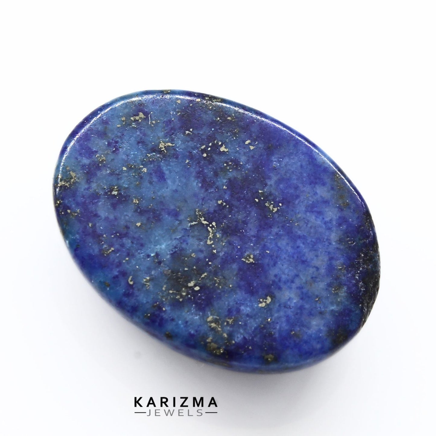 11.8Ct Natural Blue Untreated Lapis Lazuli Oval Cabochon Gemstone