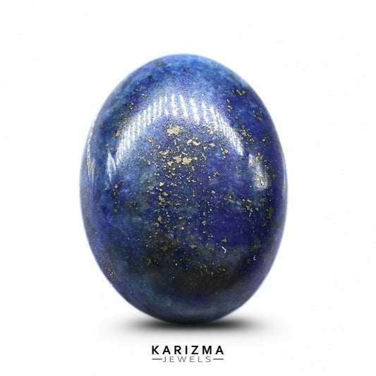 12.1Ct Natural Blue Untreated Lapis Lazuli Oval Cabochon Gemstone