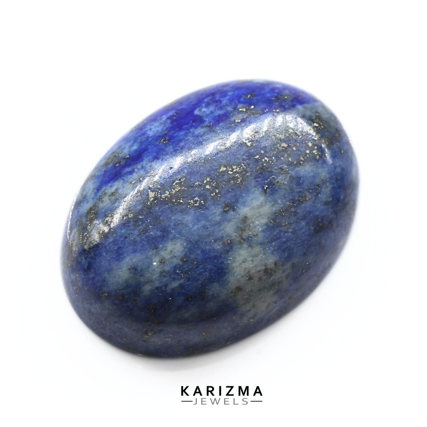 13.3Ct Natural Blue Untreated Lapis Lazuli Oval Cabochon Gemstone