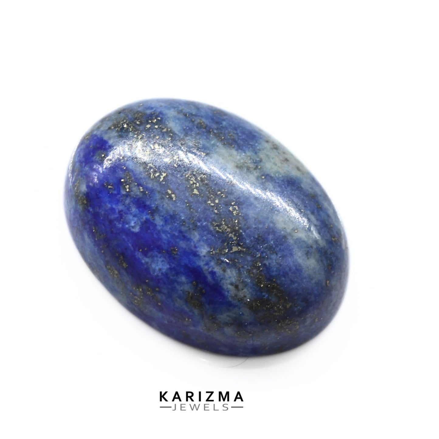 13.3Ct Natural Blue Untreated Lapis Lazuli Oval Cabochon Gemstone