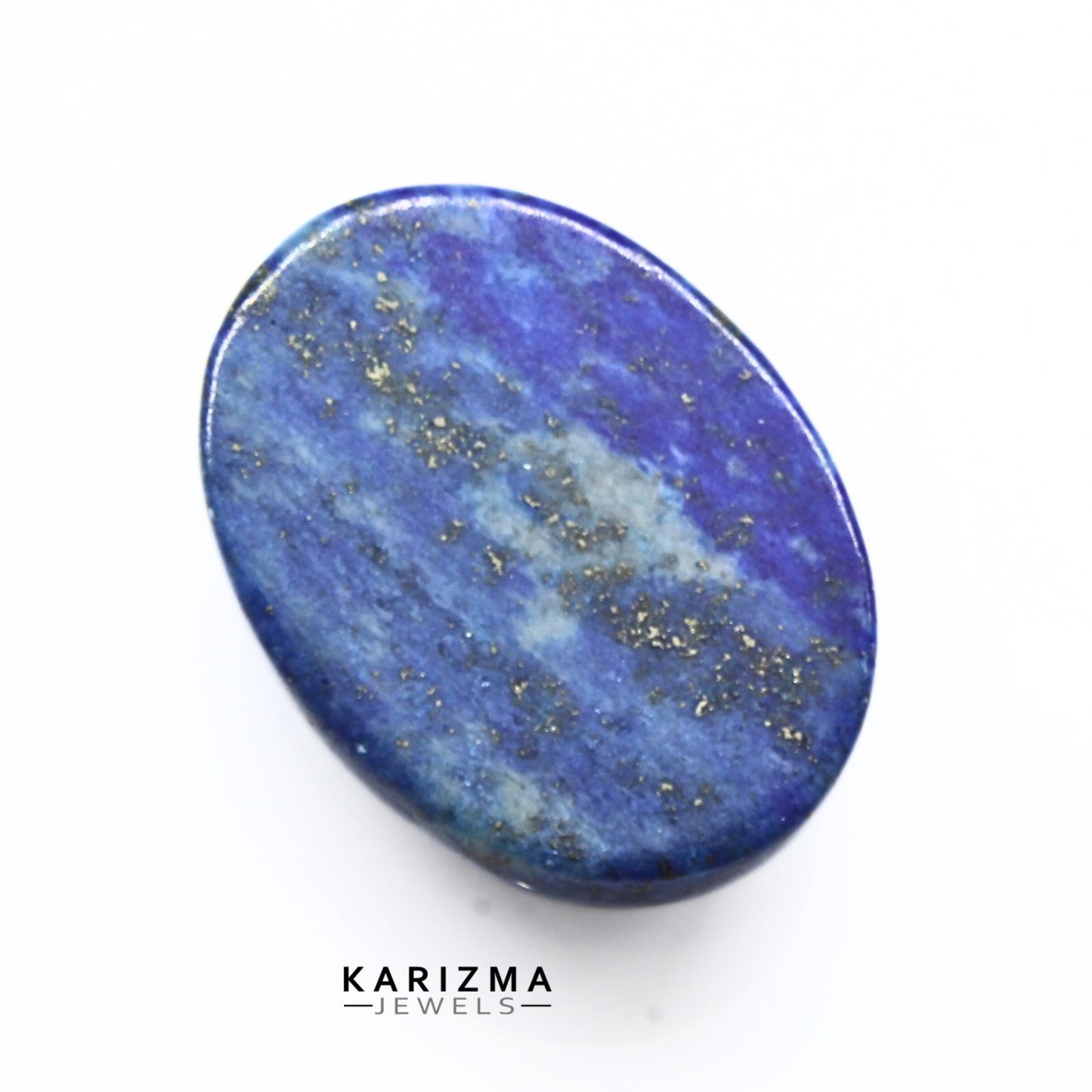 13.3Ct Natural Blue Untreated Lapis Lazuli Oval Cabochon Gemstone