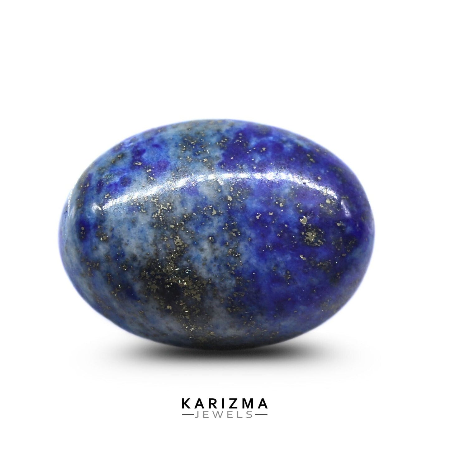 15.5Ct Natural Blue Untreated Lapis Lazuli Oval Cabochon Gemstone