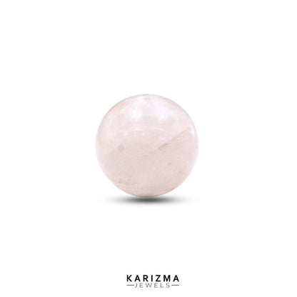 44.05Ct Rose Quartz Gemstone Crystal Sphere Healing Ball.