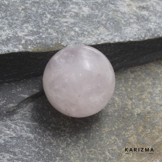 44.05Ct Rose Quartz Gemstone Crystal Sphere Healing Ball.