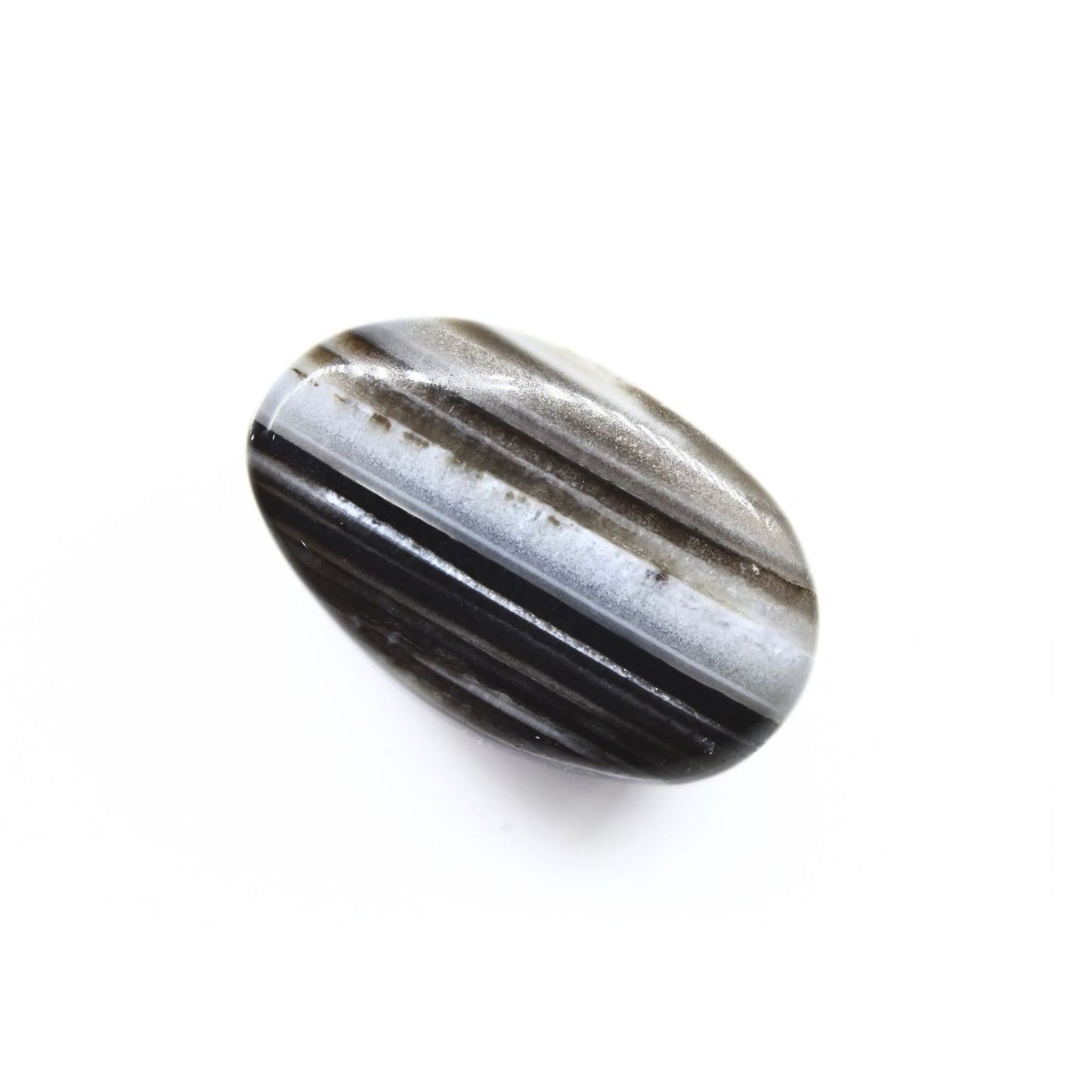 11.45Ct Natural Grey Sulemani Hakik Oval Gemstone