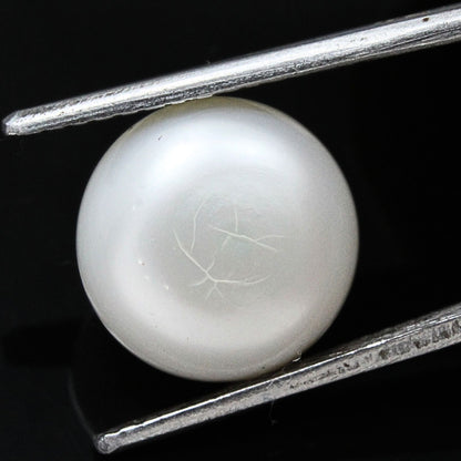 8.4Ct Natural Gemstone Real White Pearl for Moon