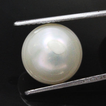 10.8Ct Natural Gemstone Real White Pearl for Moon