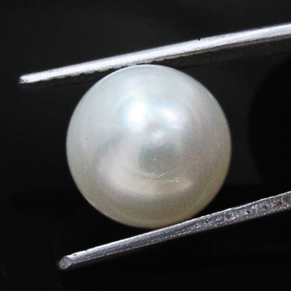 7.7Ct Natural Gemstone Real White Pearl for Moon