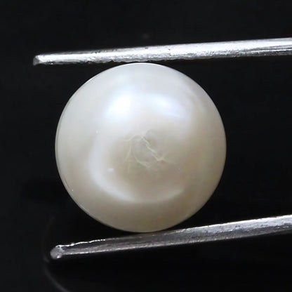 8.2Ct Natural Gemstone Real White Pearl for Moon