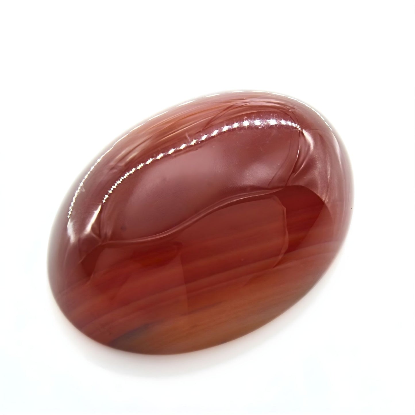 11.6Ct Natural Orange Agate (Hakik) Oval Gemstone