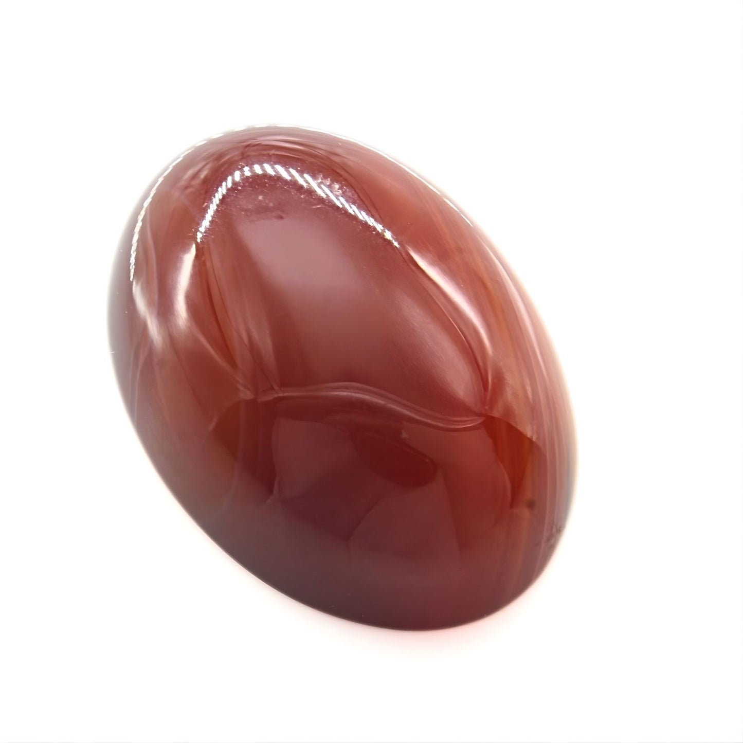 11.6Ct Natural Orange Agate (Hakik) Oval Gemstone