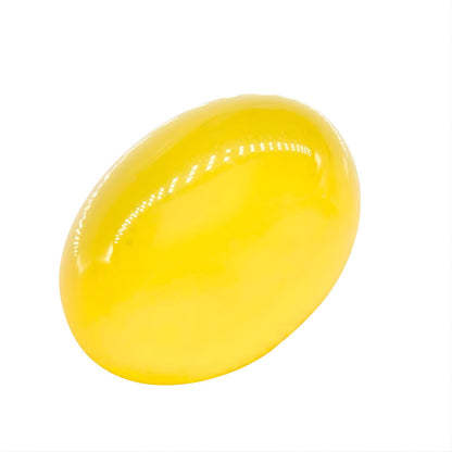 12Ct Natural Yellow Agate (Hakik) Oval Gemstone