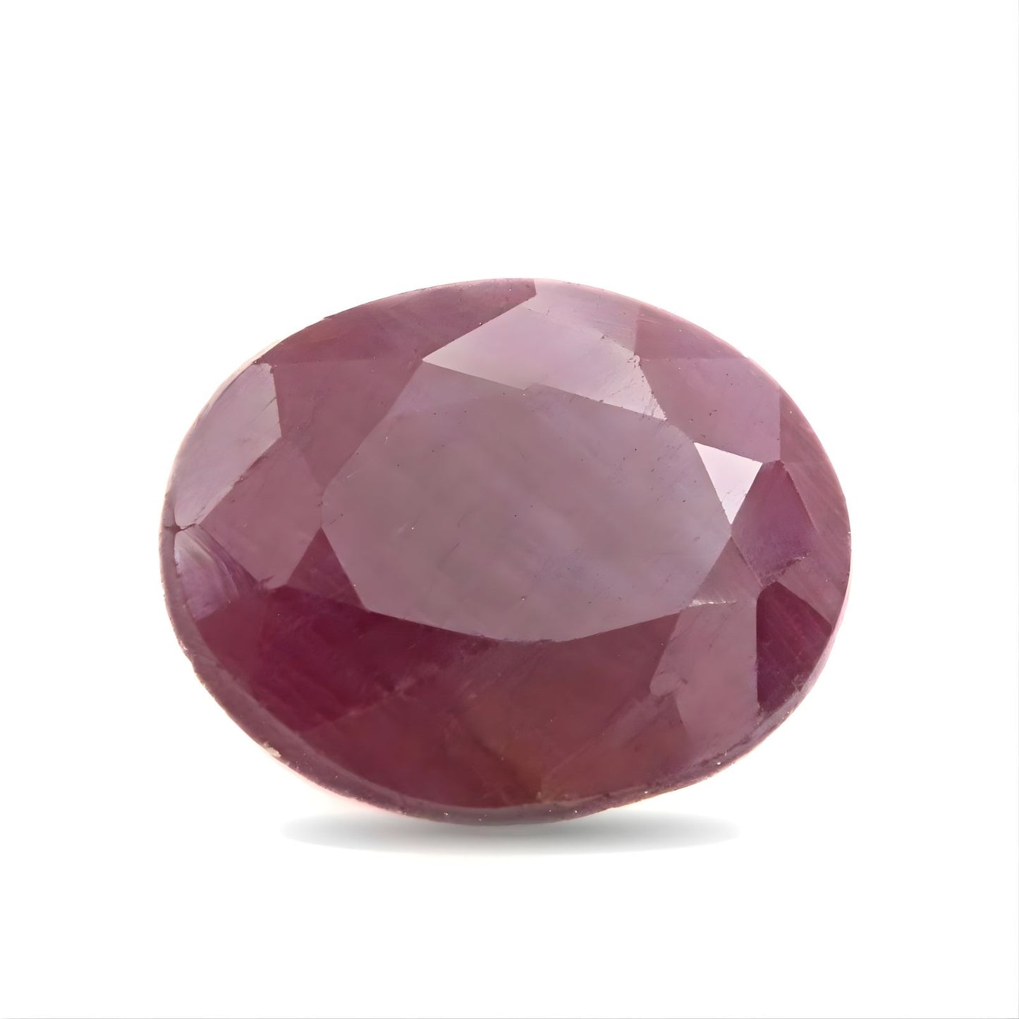 4.2Ct Natural Purplish Red Ruby (Manik) Oval Gemstone