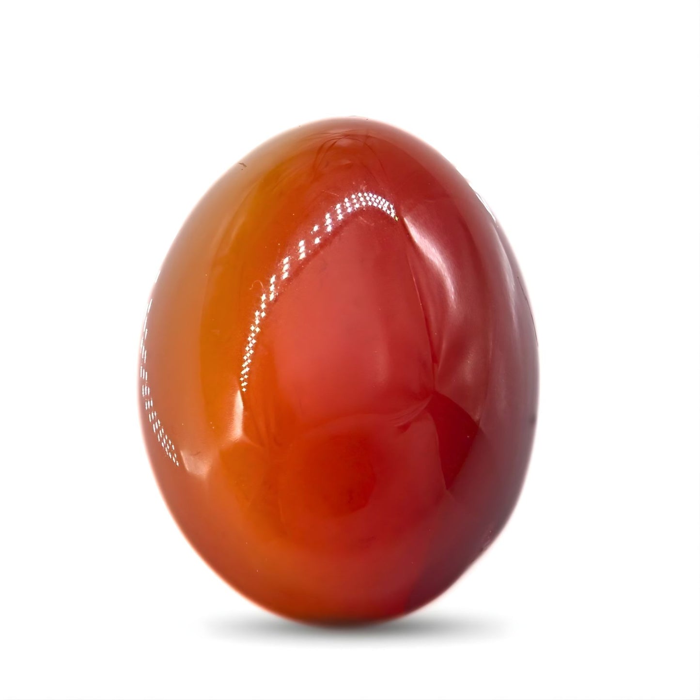 11.5Ct Natural Orange Agate (Hakik) Oval Gemstone
