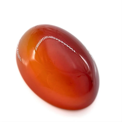 11.5Ct Natural Orange Agate (Hakik) Oval Gemstone