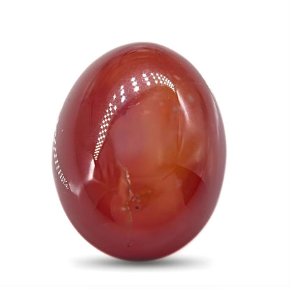 13.8Ct Natural Orange Agate (Hakik) Oval Gemstone