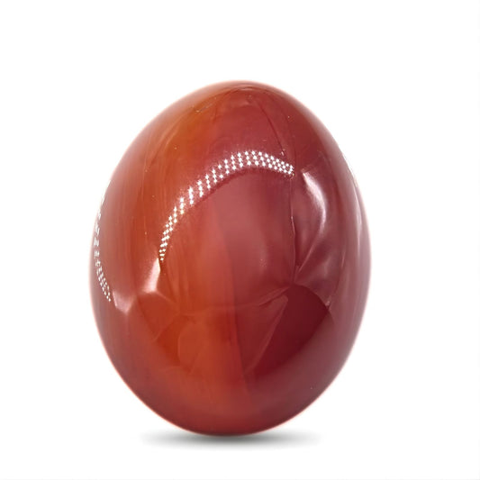 11.7Ct Natural Orange Agate (Hakik) Oval Gemstone