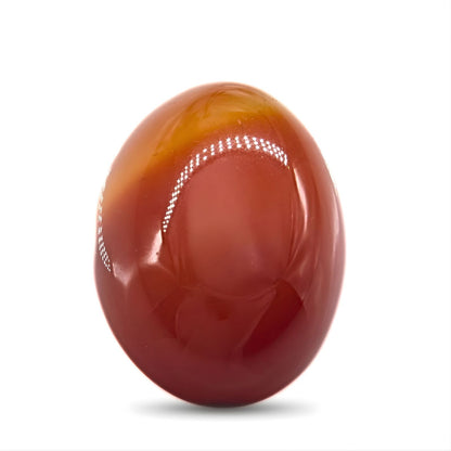 11.3Ct Natural Orange Agate (Hakik) Oval Gemstone