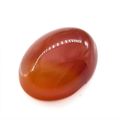 11.3Ct Natural Orange Agate (Hakik) Oval Gemstone