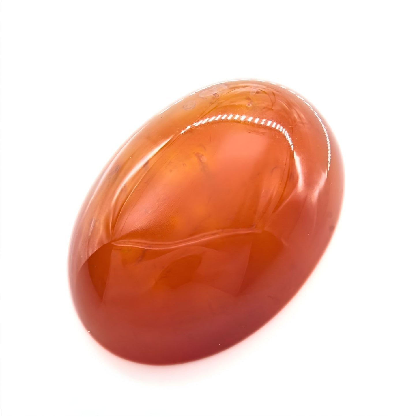 12.5Ct Natural Orange Agate (Hakik) Oval Gemstone