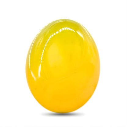 12.7Ct Natural Yellow Agate (Hakik) Oval Gemstone