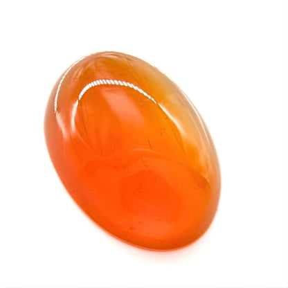 11.1Ct Natural Orange Agate (Hakik) Oval Gemstone