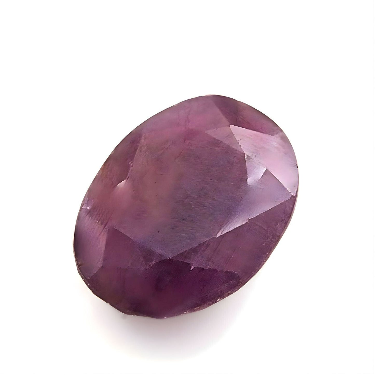 5.2Ct Natural Purplish Red Ruby (Manik) Oval Gemstone