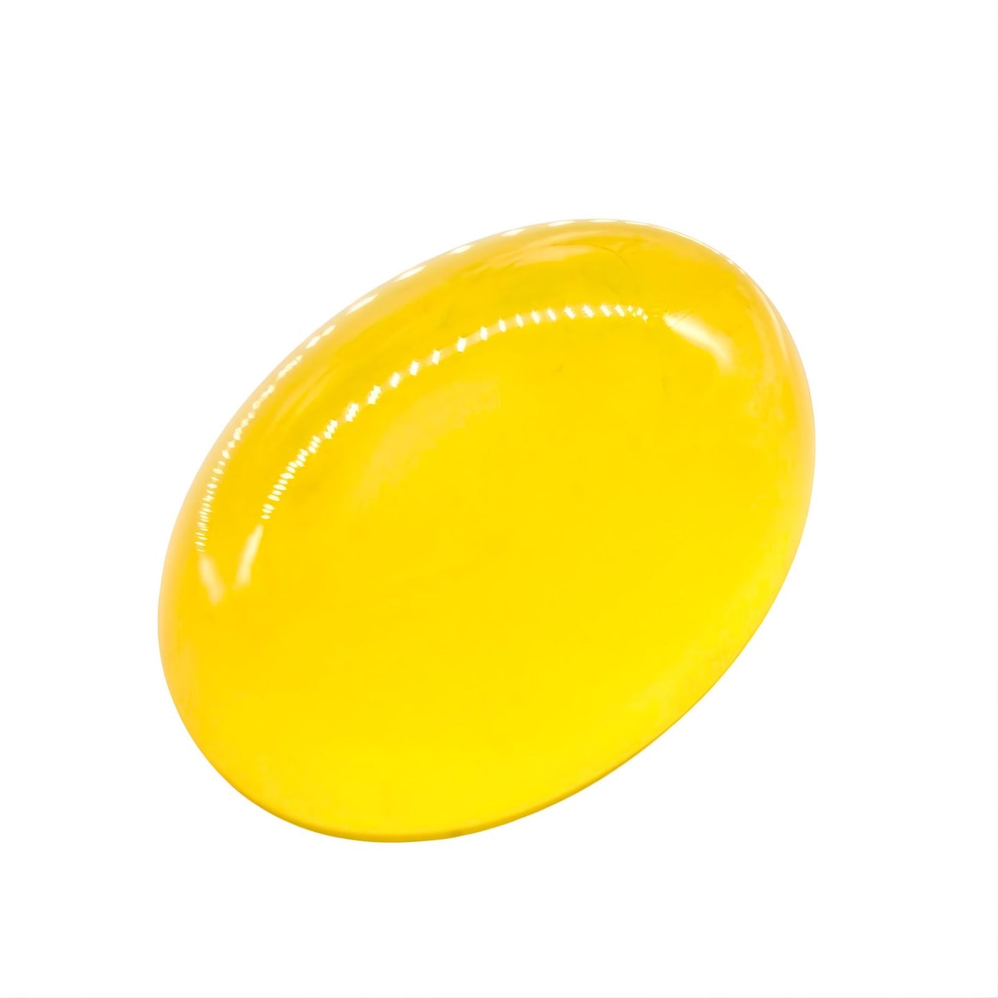 11.5Ct Natural Yellow Agate (Hakik) Oval Gemstone