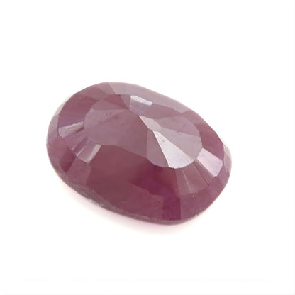 3.2Ct Natural Purplish Red Ruby (Manik) cushion Gemstone