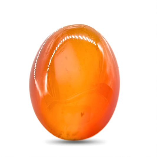 12.5Ct Natural Orange Agate (Hakik) Oval Gemstone