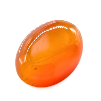 12.5Ct Natural Orange Agate (Hakik) Oval Gemstone