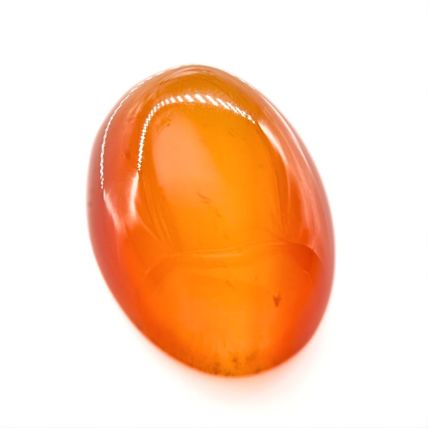 12.5Ct Natural Orange Agate (Hakik) Oval Gemstone