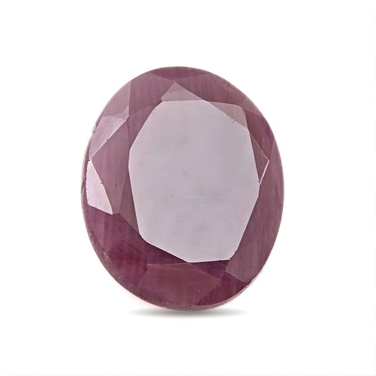 4.3Ct Natural Purplish Red Ruby (Manik) Oval Gemstone