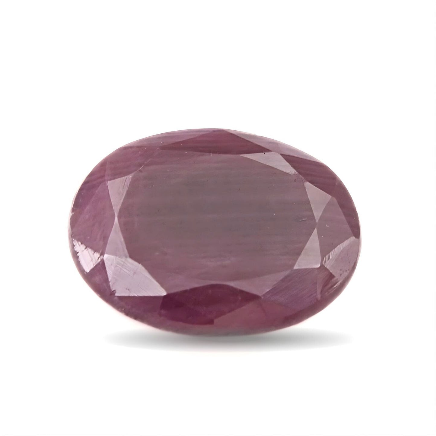 4.3Ct Natural Purplish Red Ruby (Manik) Oval Gemstone