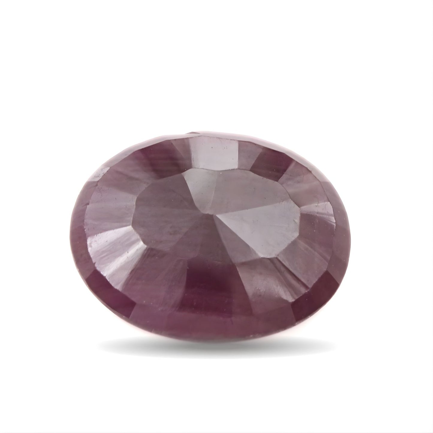 4.3Ct Natural Purplish Red Ruby (Manik) Oval Gemstone