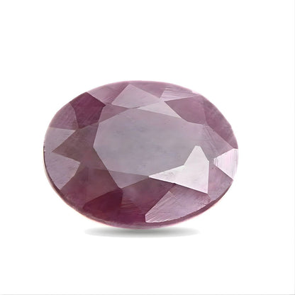 5.3Ct Natural Purplish Red Ruby (Manik) Oval Gemstone