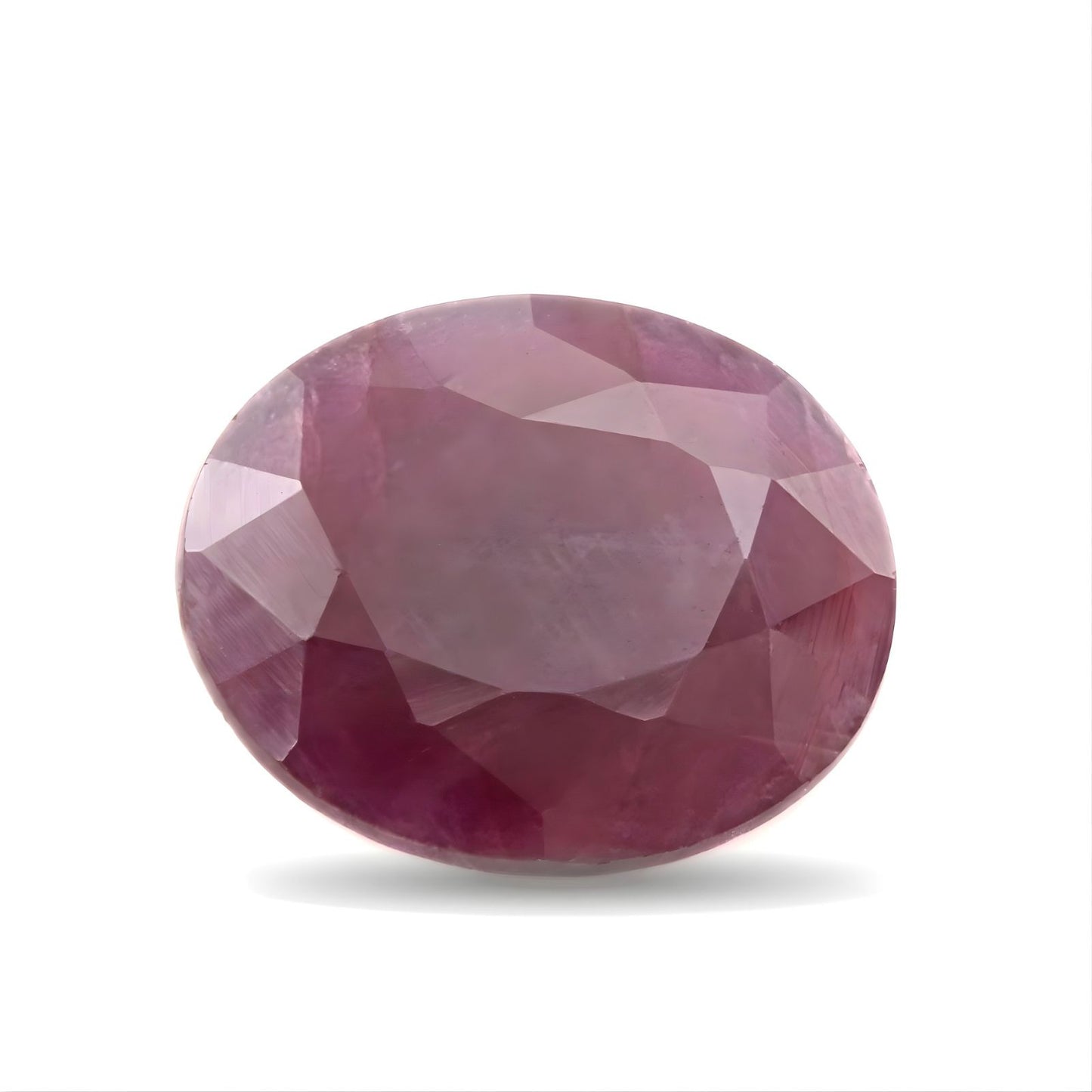 5.6Ct Natural Purplish Red Ruby (Manik) Oval Gemstone