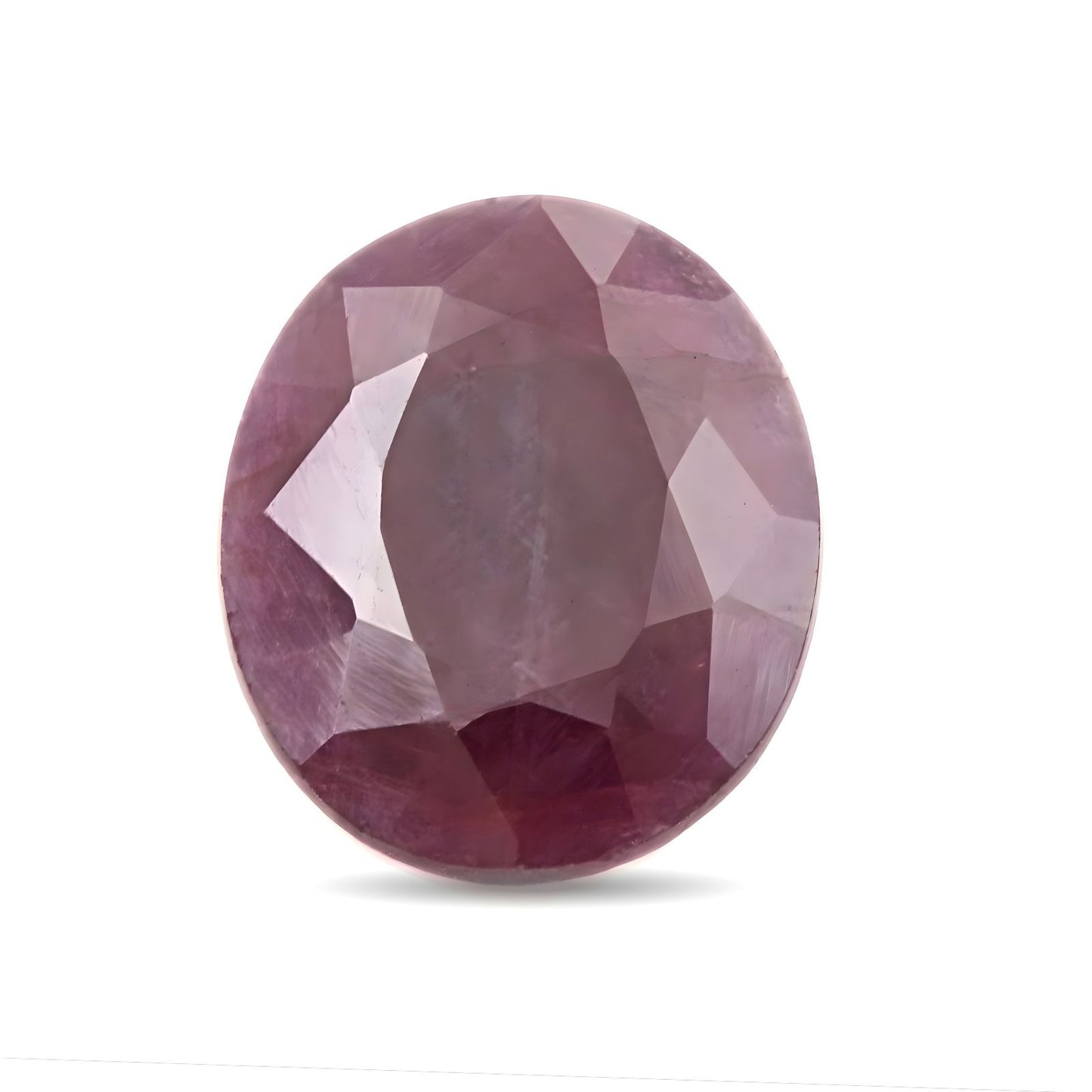 5.6Ct Natural Purplish Red Ruby (Manik) Oval Gemstone