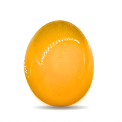 11.4Ct Natural Yellow Agate (Hakik) Oval Gemstone