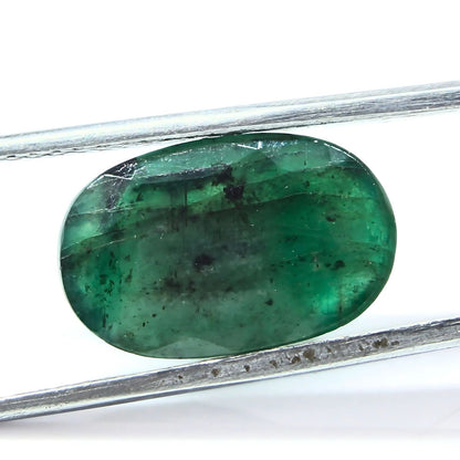 5.5Ct Natural Green Emerald (Panna) Oval Cut Gemstone