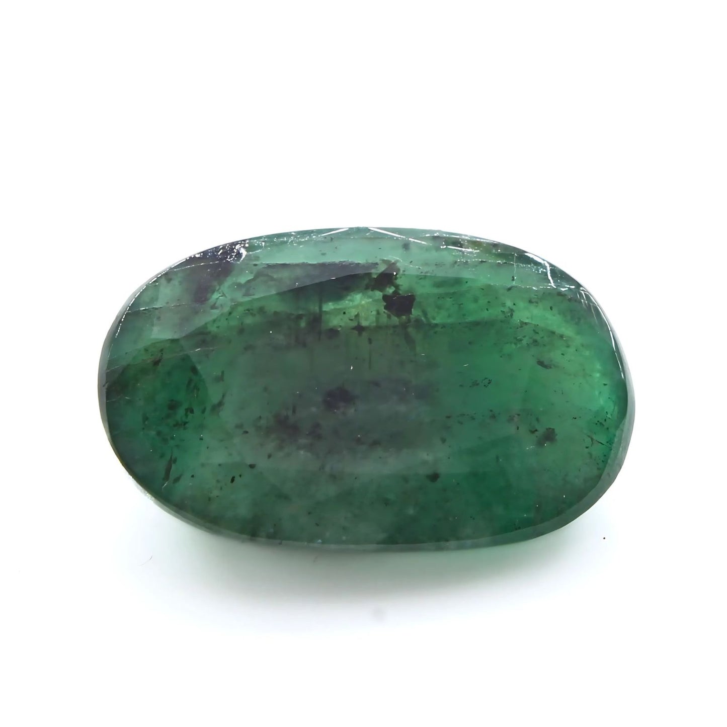 5.5Ct Natural Green Emerald (Panna) Oval Cut Gemstone