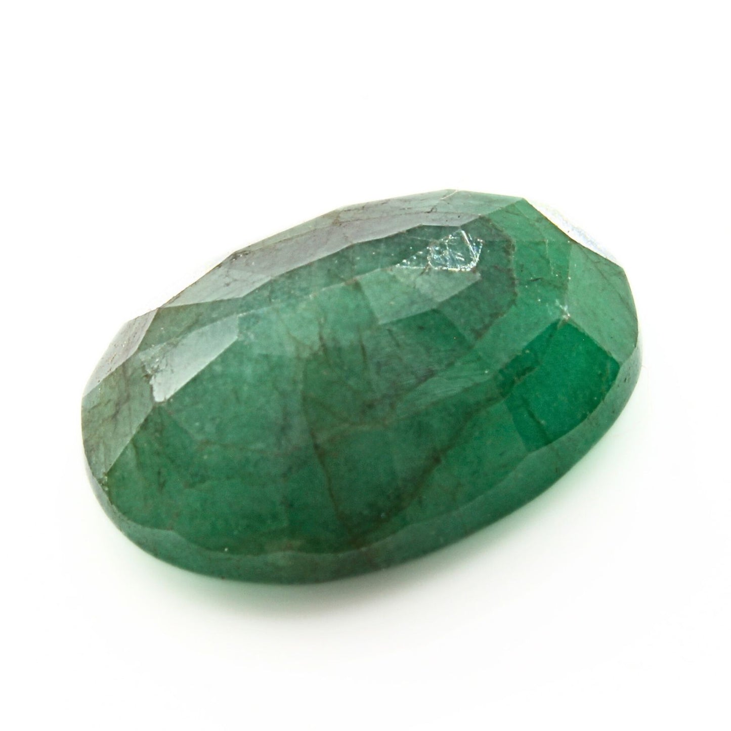 5.1Ct Natural Green Emerald (Panna) Oval Cut Gemstone