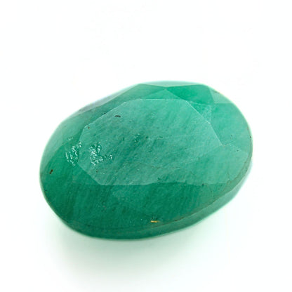 6.6Ct Natural Green Emerald (Panna) Oval Cut Gemstone