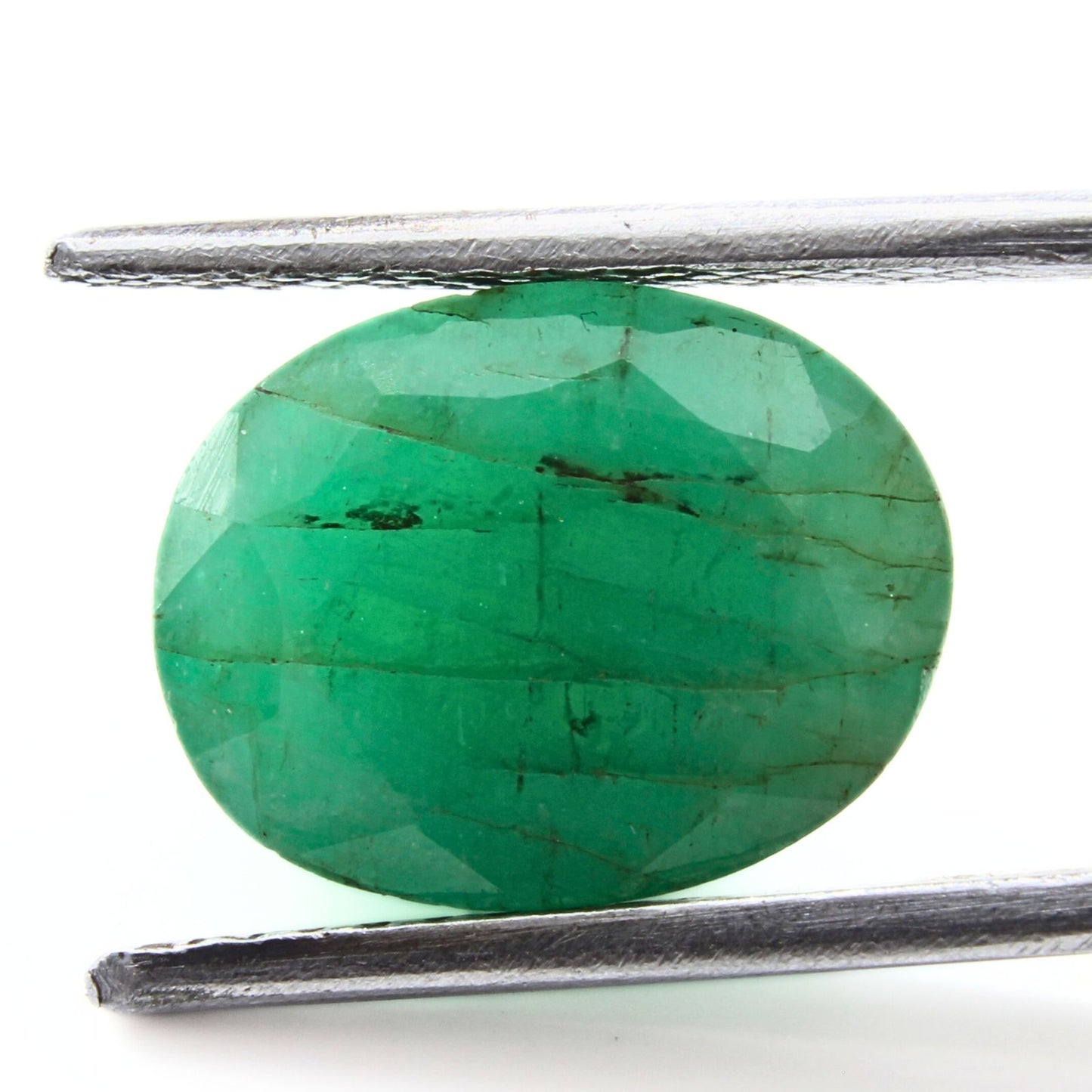 6.3Ct Natural Green Emerald (Panna) Oval Cut Gemstone