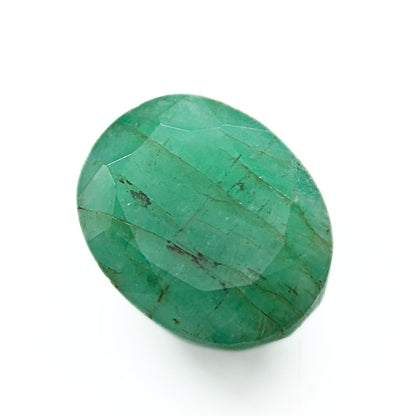 6.3Ct Natural Green Emerald (Panna) Oval Cut Gemstone