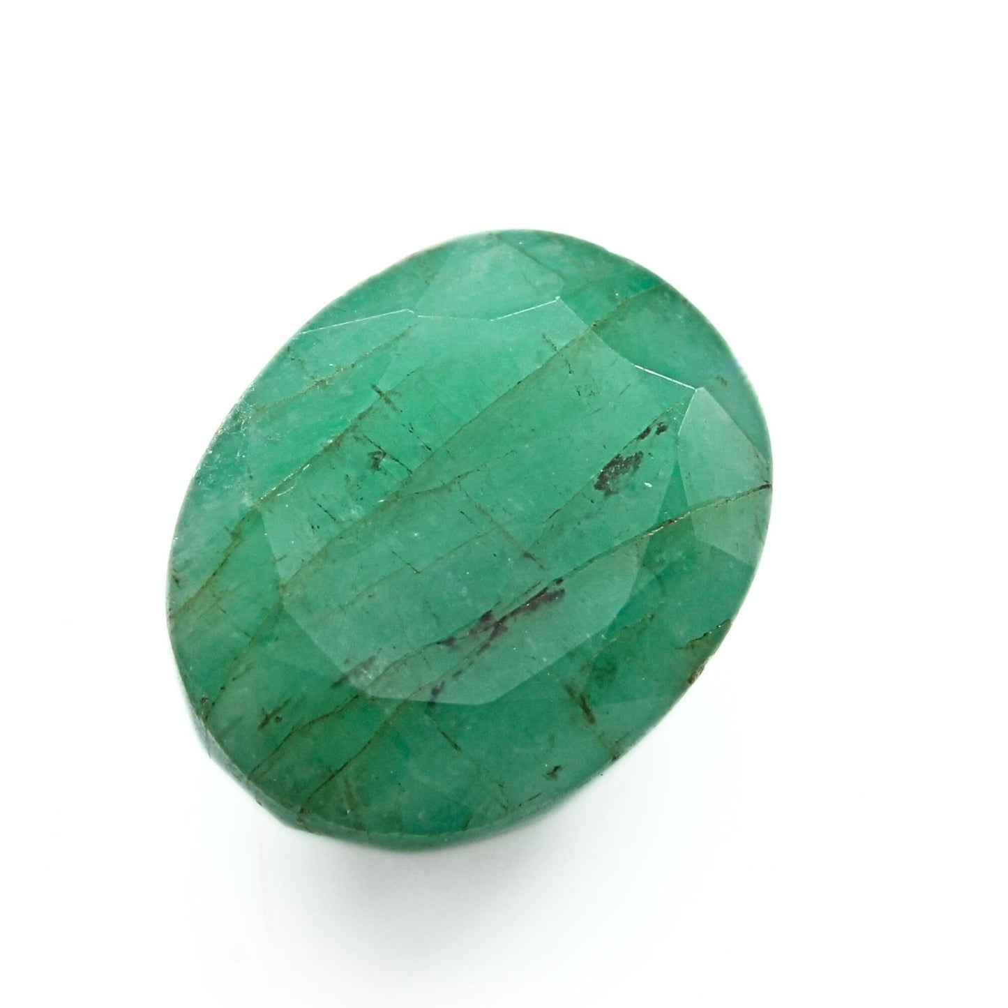 6.3Ct Natural Green Emerald (Panna) Oval Cut Gemstone